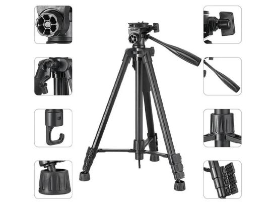 Rtako VT-860S, Remote Control, 170cm Carbon Steel Photography Tripods for Camera and Mobiles